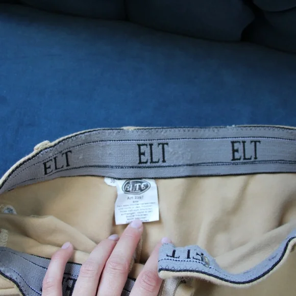 Equestrian Tan Riding Pant Elite Pant - Picture 5 of 10